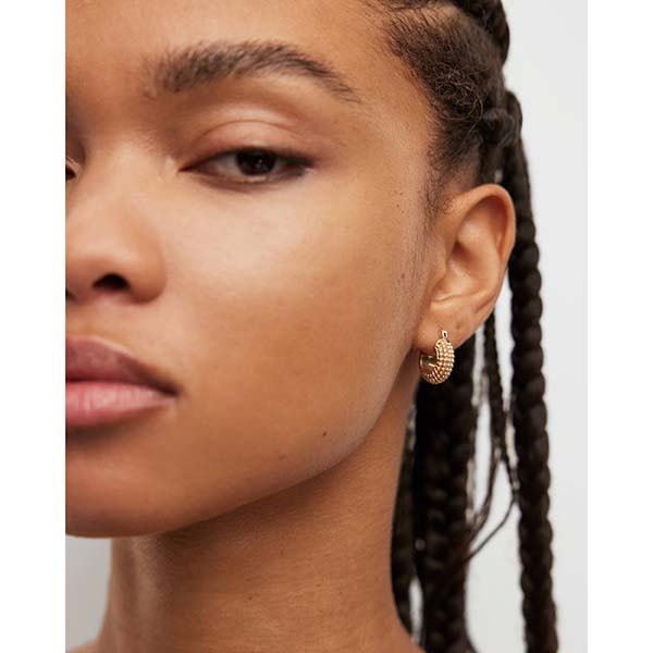 Allsaints Australia Womens Sinead Ball Small Hoop Earring Brass AU85-659